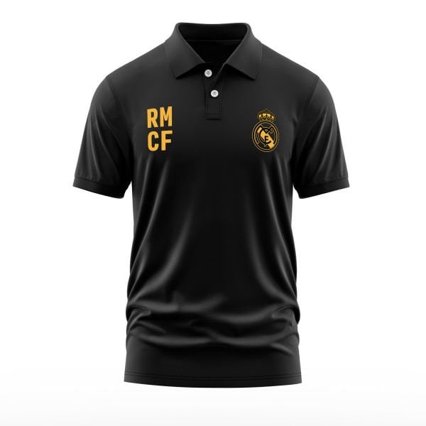 Real Madrid CF Siyah Polo Tişört