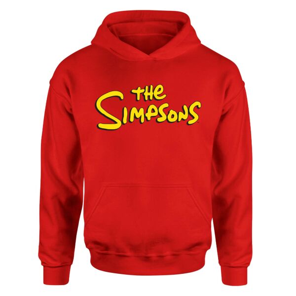 The Simpsons Kırmızı Hoodie