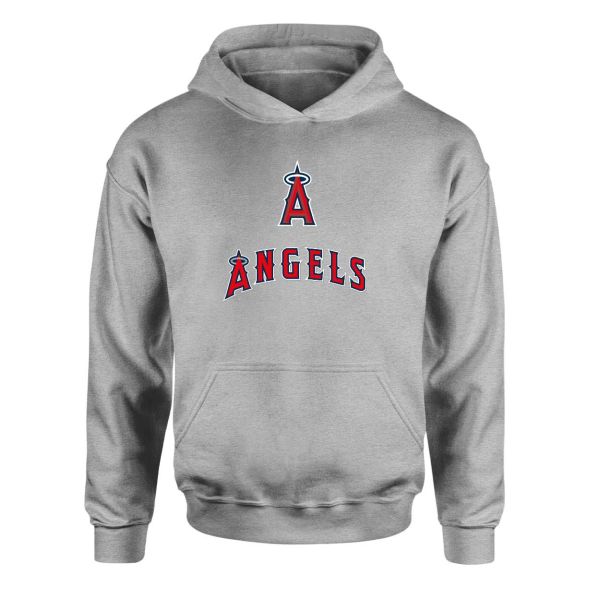 Los Angeles Angels Gri Hoodie