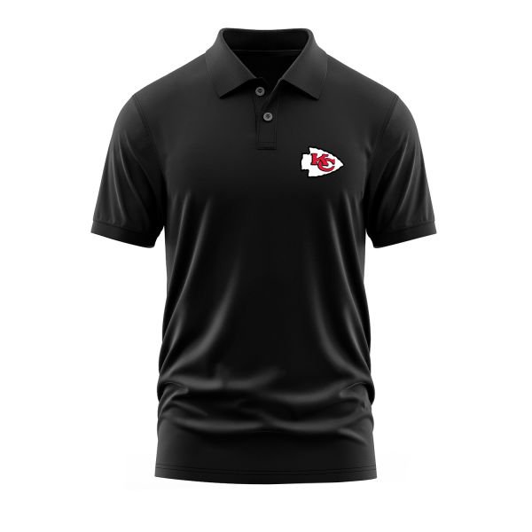 Kansas City Chiefs Siyah Polo Tişört