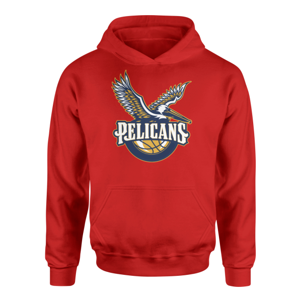 New Orleans Kırmızı Hoodie