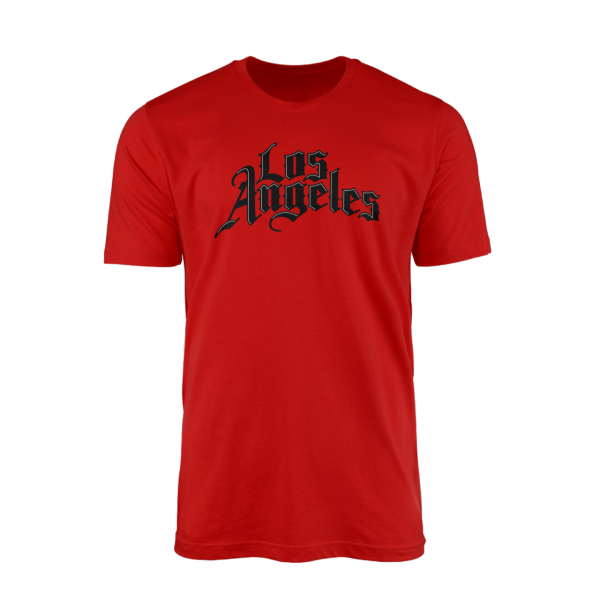 Los Angeles Kırmızı Tshirt