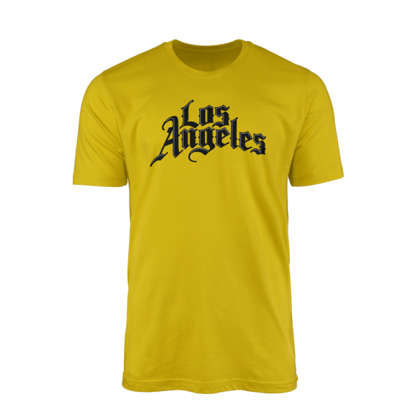 Los Angeles Sarı Tshirt
