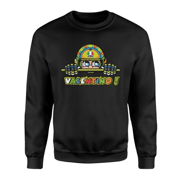 Valentino Rossi Siyah Sweatshirt