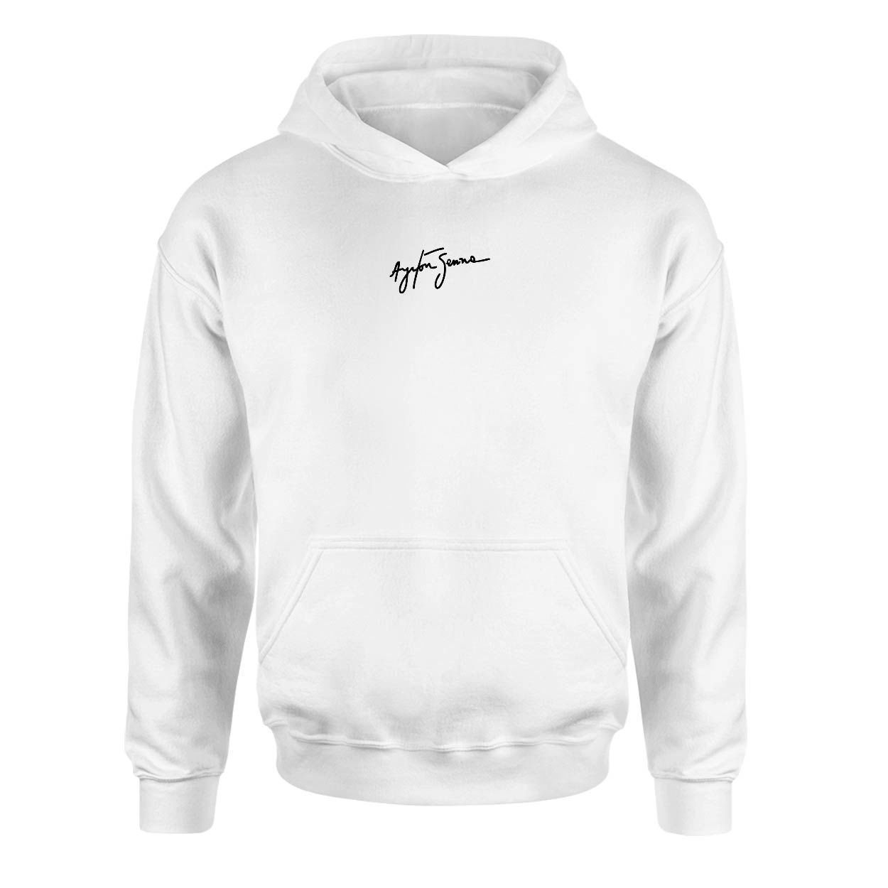 Ayrton Senna Signature Beyaz Hoodie