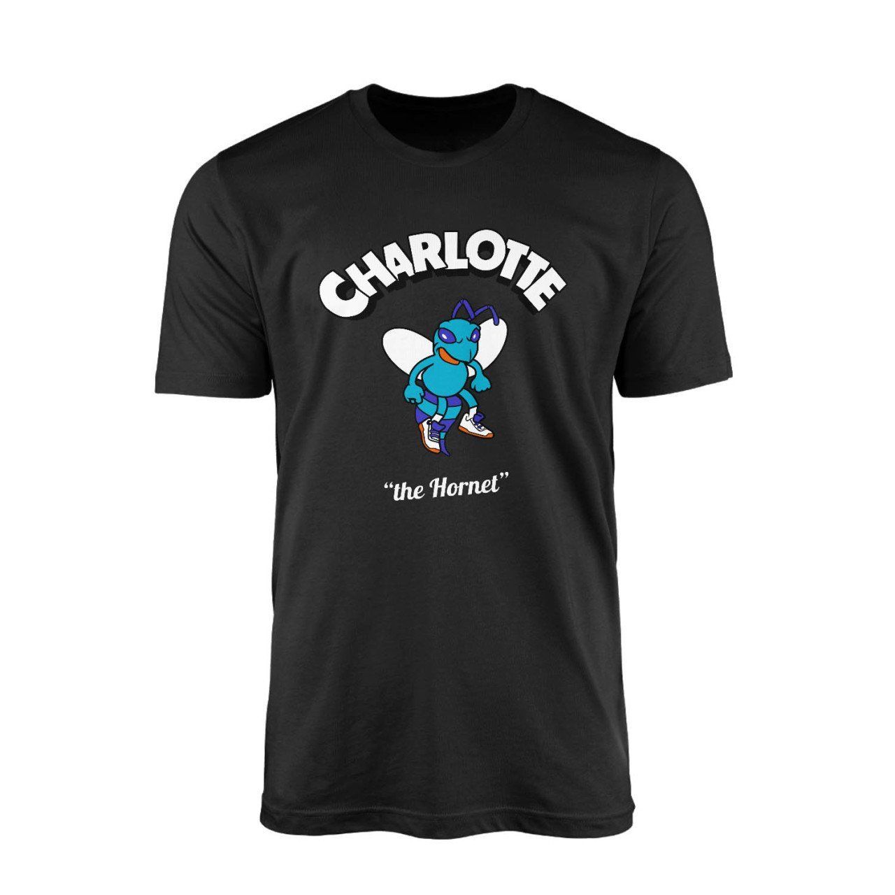 Charlotte Cartoons Siyah Tshirt