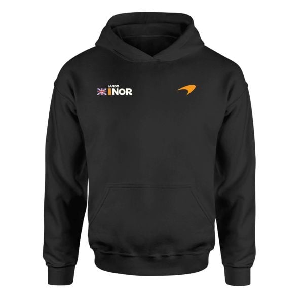 Lando Norris Tag Siyah Hoodie