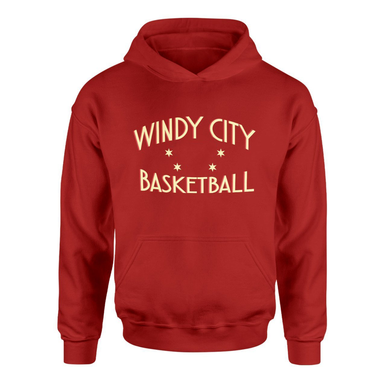 Windy City Kırmızı Hoodie