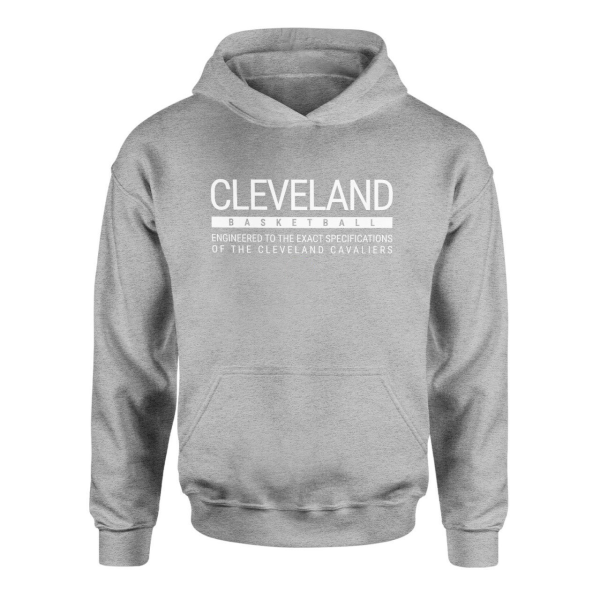 Cleveland Basketball Gri Hoodie