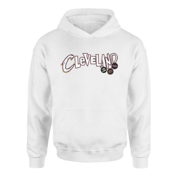 Cleveland City Edition Beyaz Hoodie