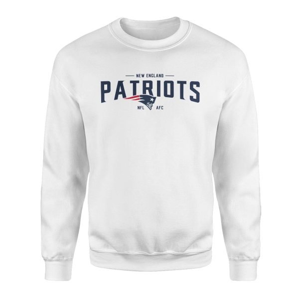 New England Patriots Beyaz Sweatshirt