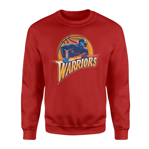 Golden State Retro Kırmızı Sweatshirt