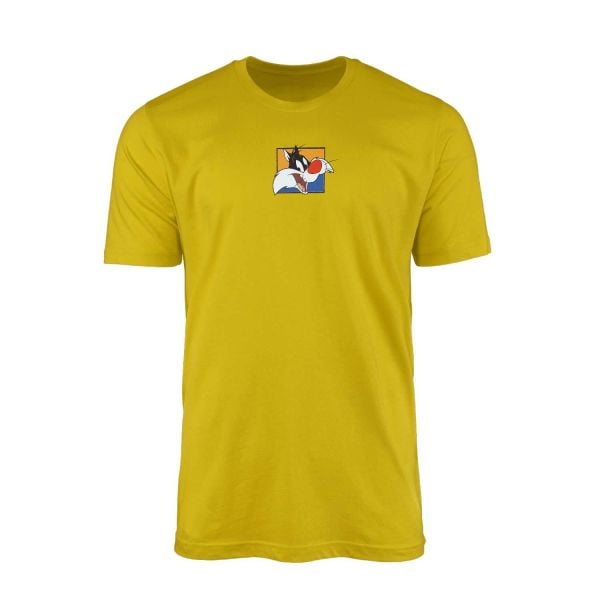 Sylvester the Cat Sarı Tişört