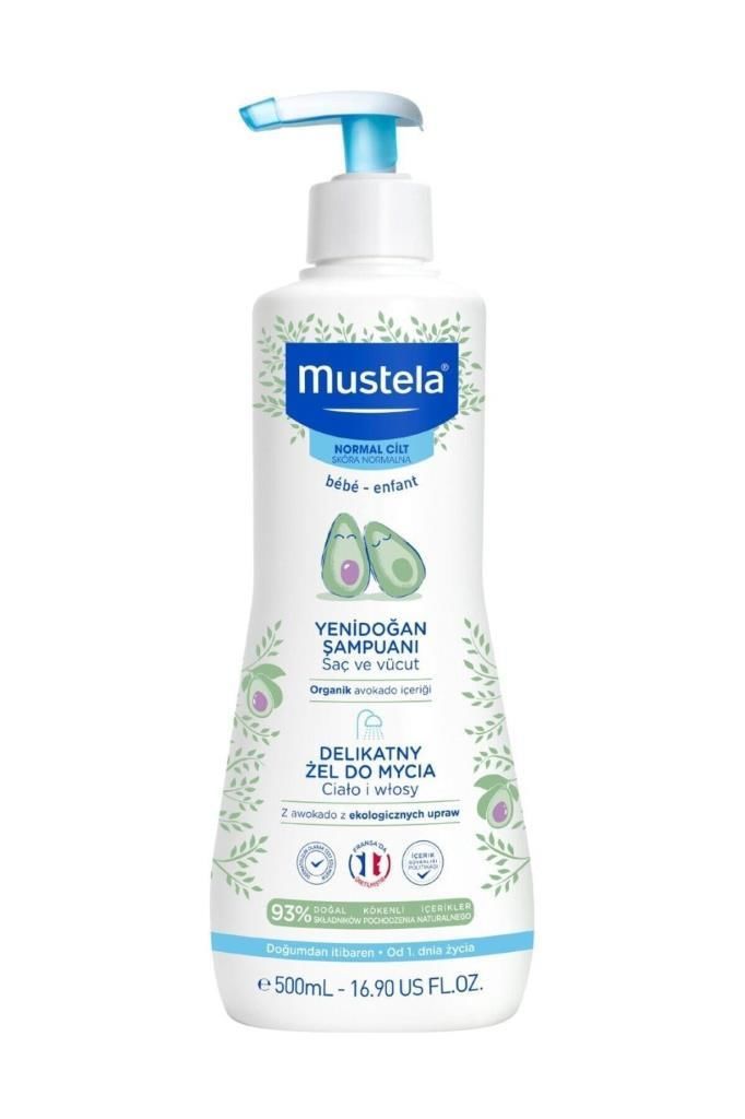 Mustela Gentle Cleansing Gel Yenidoğan Şampuan 500 ML SKT:12.25