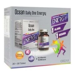 Orzax Ocean Daily One Energy 30 Tablet - 1 Alana 1 Bedava SKT:08.26