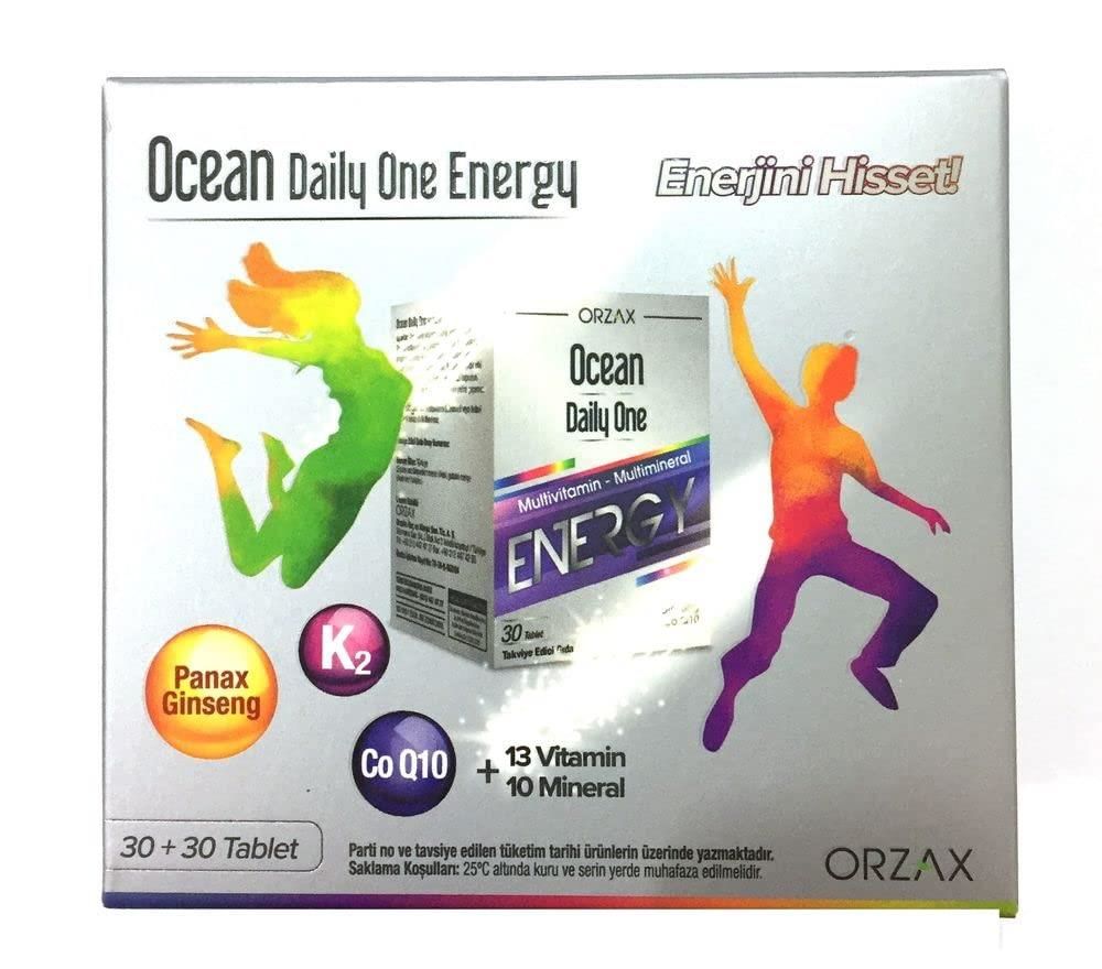 Orzax Ocean Daily One Energy 30 Tablet - 1 Alana 1 Bedava SKT:08.26