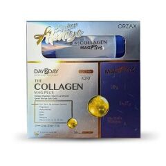 Day2Day Collagen Mag Plus Çilek Karpuz Aromalı 30 Saşe + Shaker Hediyeli SKT:06.26