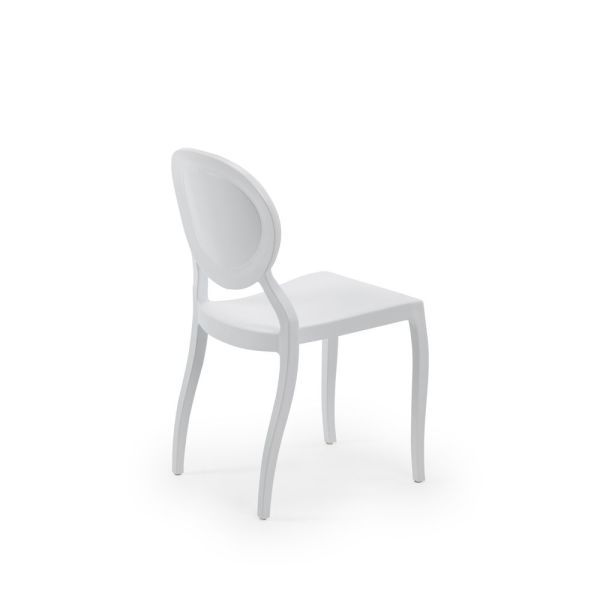 Beyaz Renk Dış Mekan Sandalyesi Mutfak Cafe Restaurant Otel Teras Balkon Veranda ve Bahçe Sandalyesi Modeli