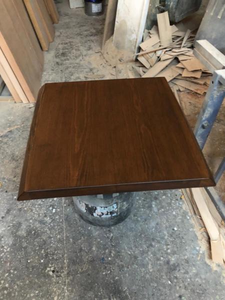 60x60 Kütük Ağaç Cafe Masası Tablası