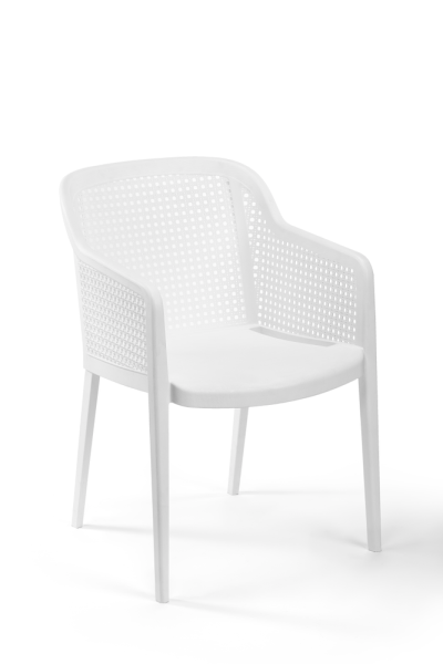 Estetik ve Dayanıklı Beyaz Dış Mekan Bahçe Masa Sandalye Takımı Bahçe Cafe ve Restoranlar İçin İdeal Çözüm