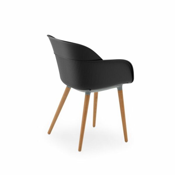 Isıya Ve Çizilmeye Karşı Çok Dayanıklı Örtü Sermeden Kullanılır Siyah Compact Mermer Otel Masa Sandalye Takımı 140x80.cm