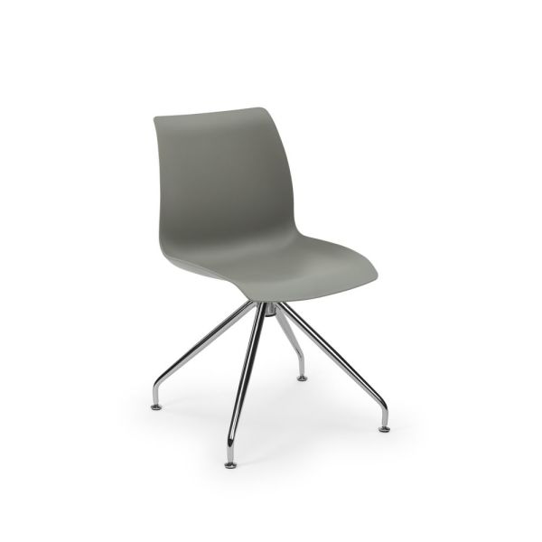Çimento Gri Renkli Ofis Sandalyesi Modern Tasarım ve Rahatlık Uyumu