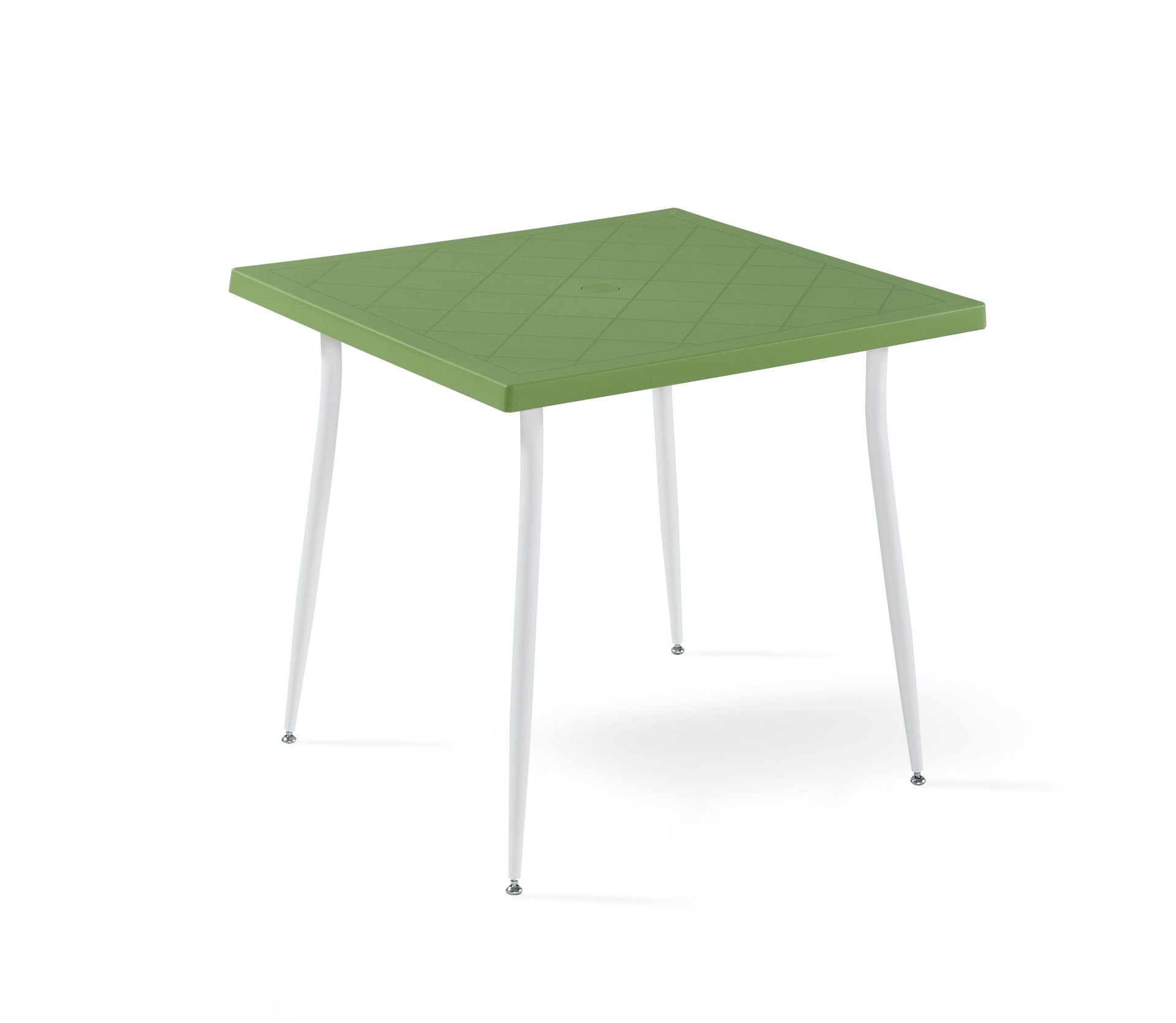 Yeşil 80x80 cm Dış Mekan Masası İç ve Dış Mekan Kullanımı İçin Şık Seçenekler