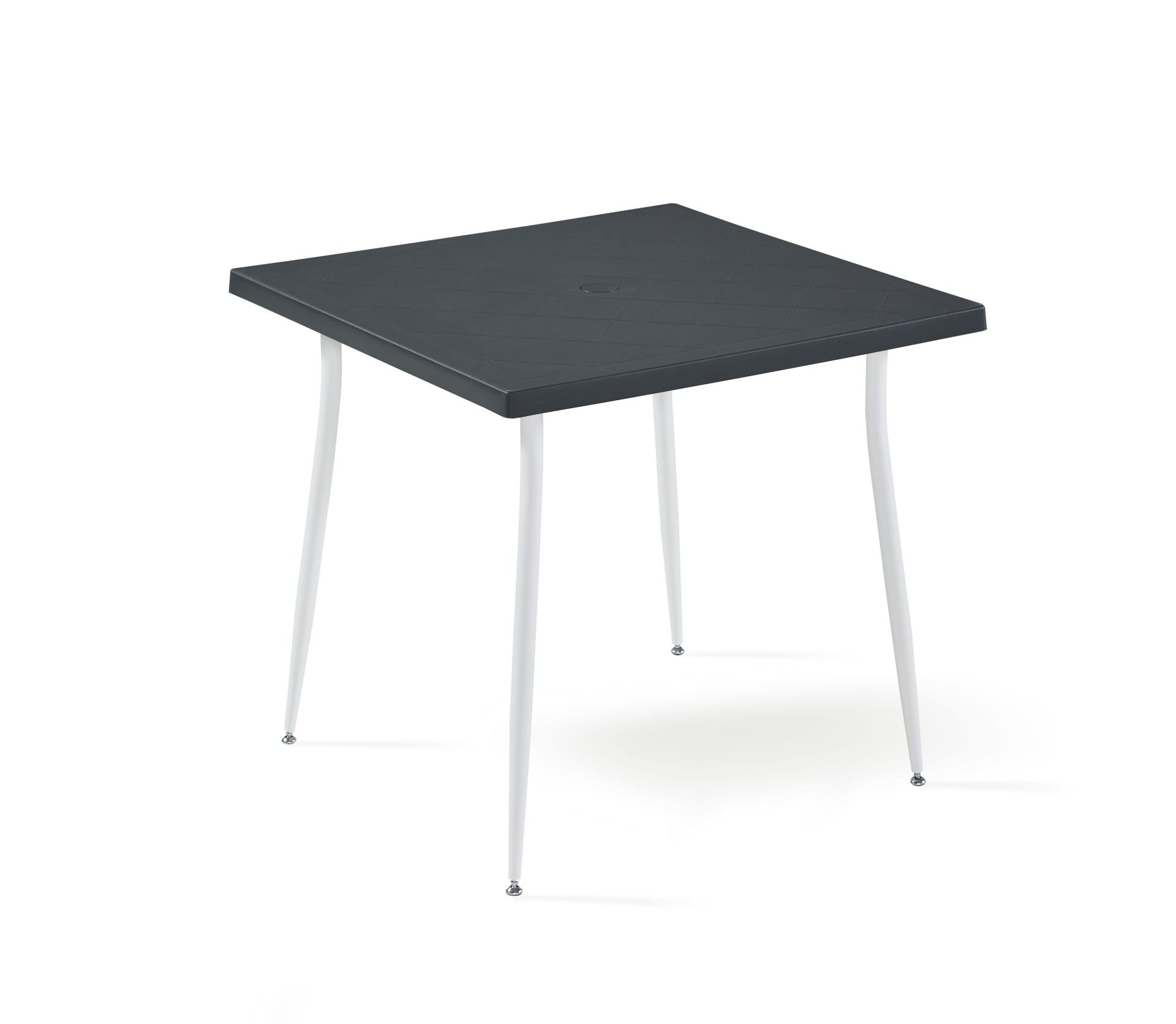 Antrasit 80x80 cm Çok Yönlü Dış Mekan Bahçe Masası
