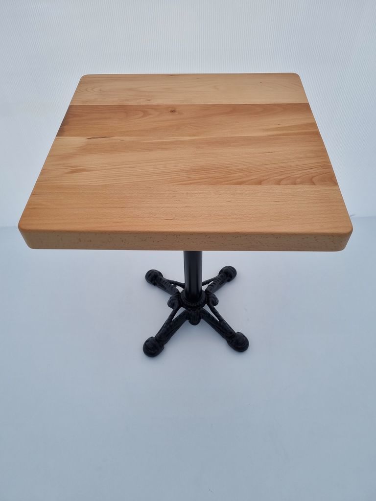 Kayın Kütük Cafe Masa 60x60.cm