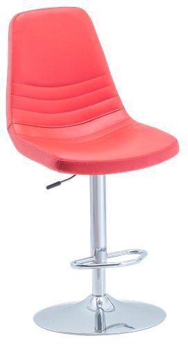 Parker Kırmızı Deri Rahat Oturumlu Bar Sandalye Modeli