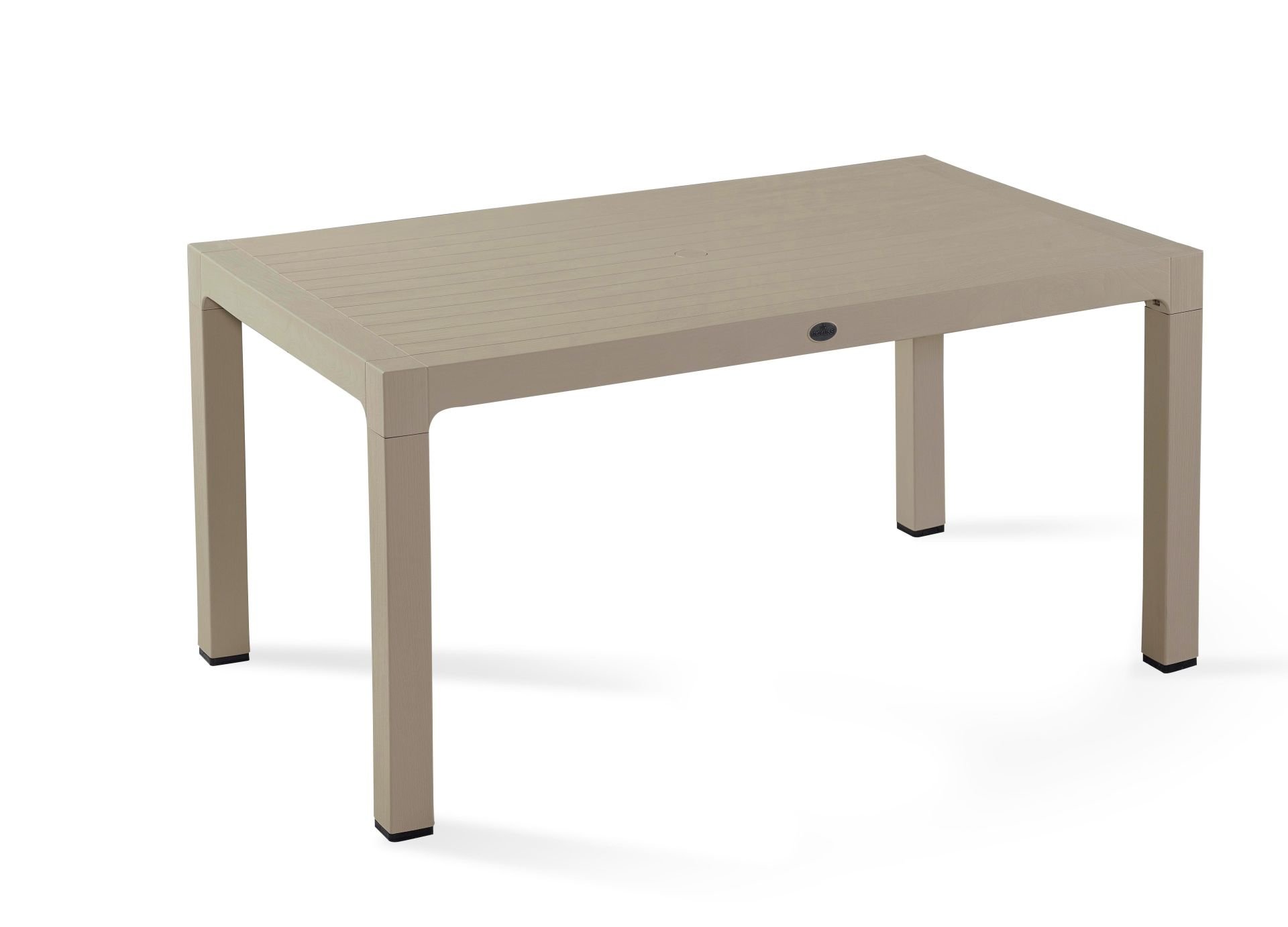 Cappuccino Dış Mekan Masası 90x150 cm Dikdörtgen Plastik Bahçe Masası