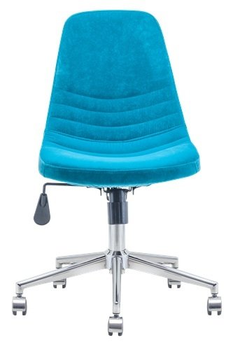 Parker Mavi Kumaş Tekerlekli Ofis Çalışma Sandalyesi