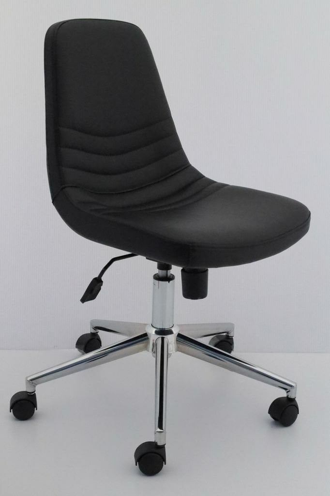 Parker Siyah Deri Ofis Çalışma Sandalyesi