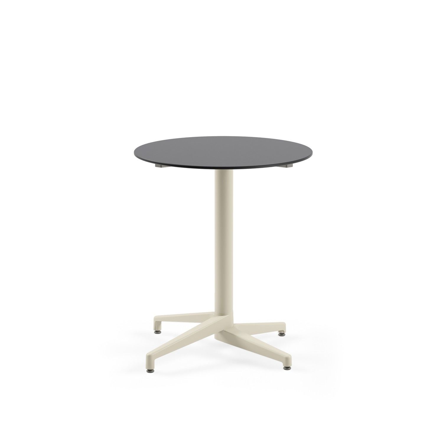 Compact Antrasit Kafe Masası – Paslanmaz, Dayanıklı ve Şık Tasarım (70 cm Çap)