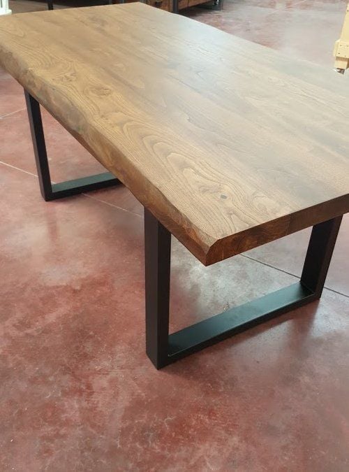 Bintaş Mobilya Çok Amaçlı Kayın Ağacı Kütük Masa 80x140 cm Mutfak Salon Ofis Toplantı ve Restoranlar İçin Üretilmiştir