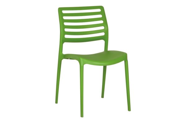 Bella yeşil dış mekan bahçe sandalyesi