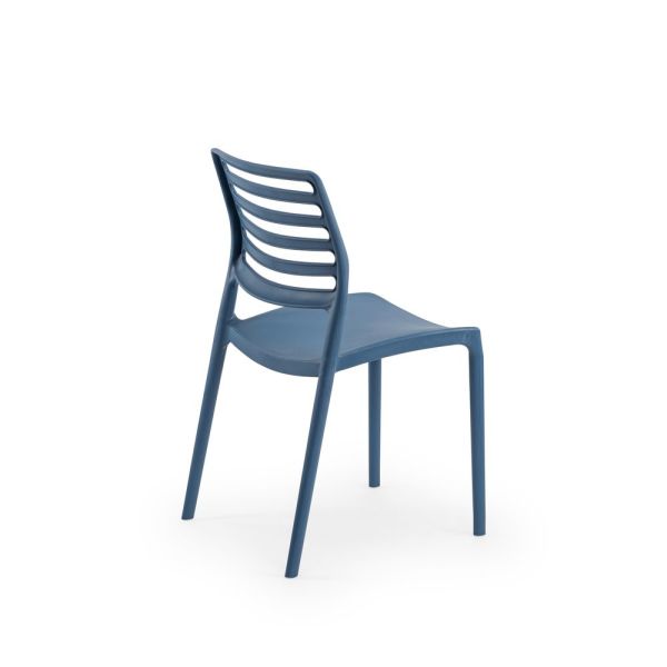 Bella saks mavi bahçe sandalyesi