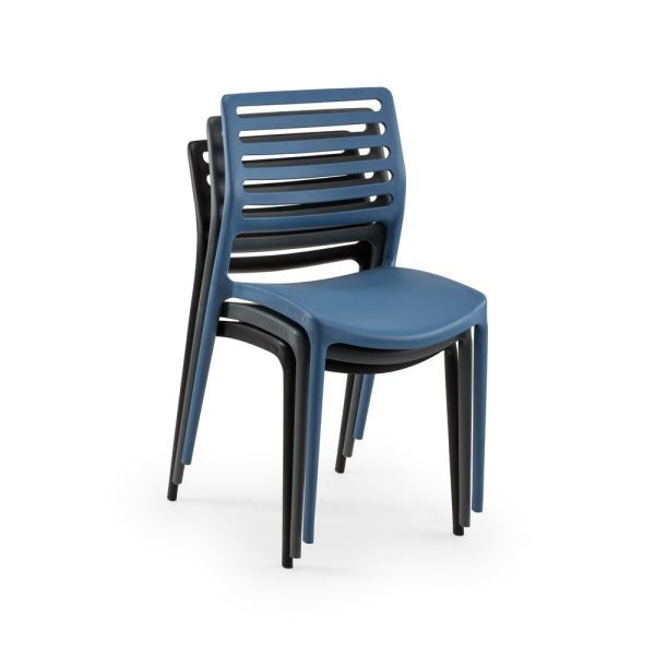 Bella saks mavi bahçe sandalyesi