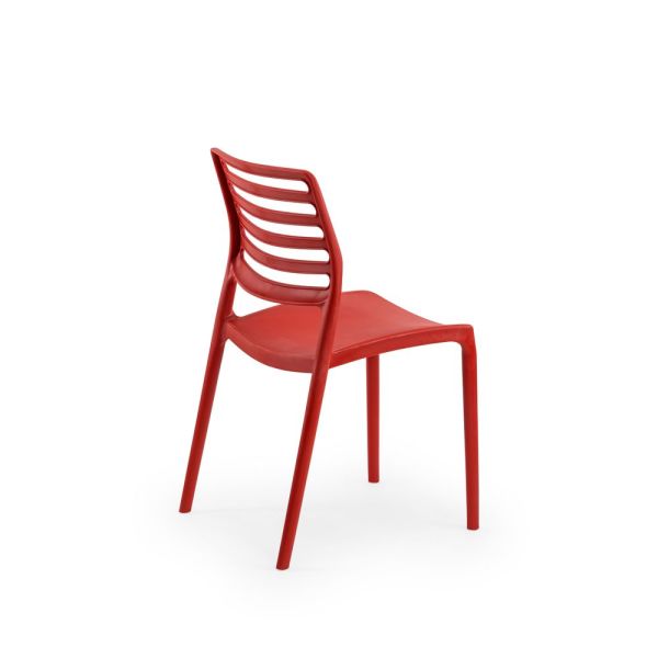 Bella kırmızı bahçe sandalyesi