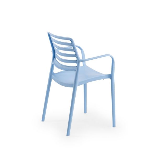 Bella mavi kollu bahçe sandalyesi