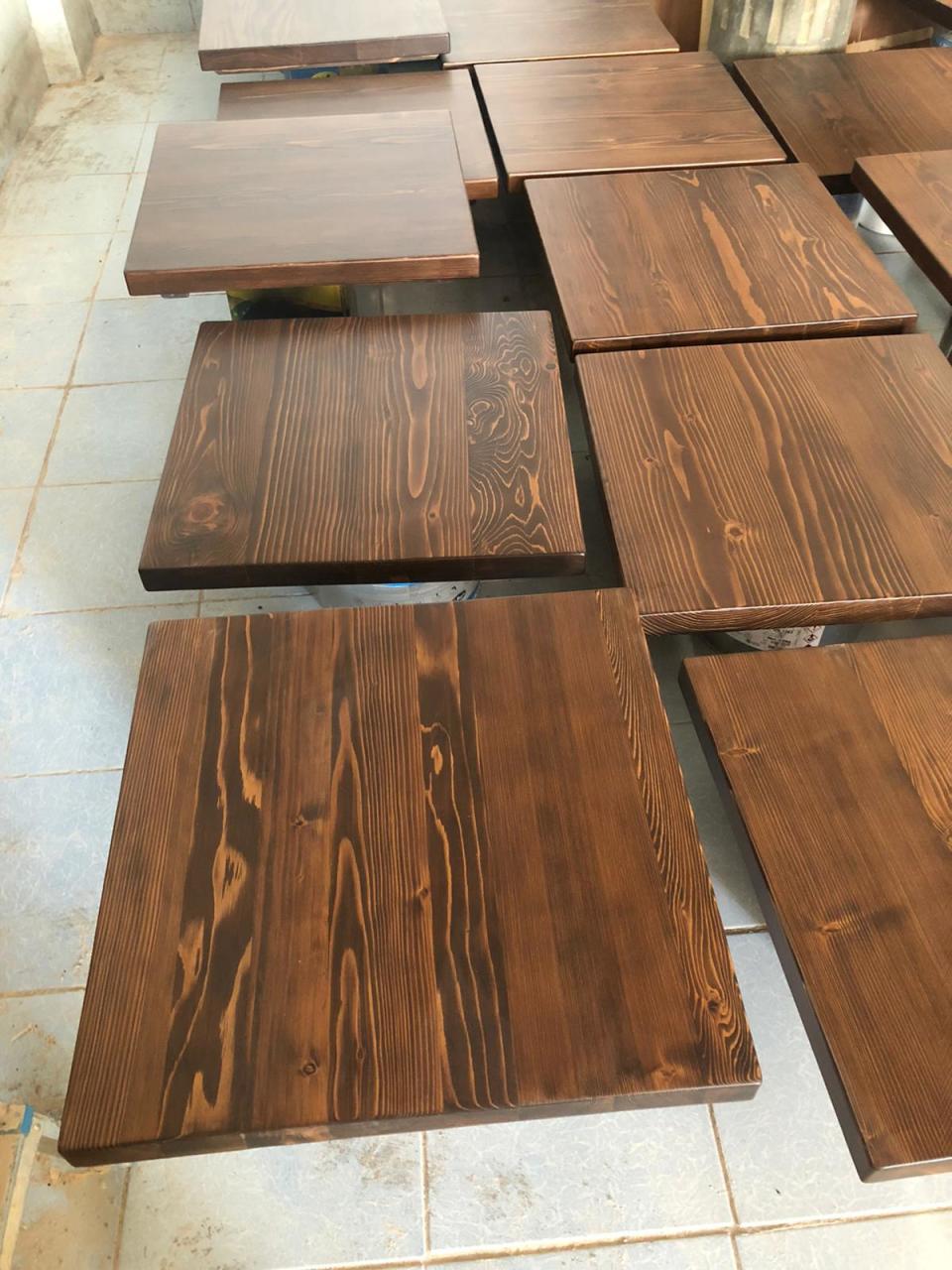 Kütük Masa Üstü 70x70.cm