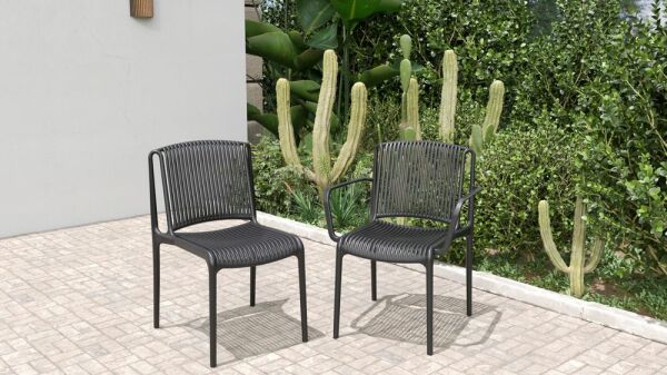 Turuncu Modern Dış Mekan Bahçe Sandalyesi