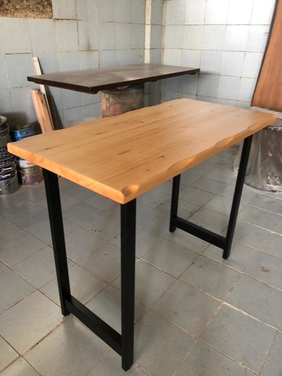 Ağaç Bar Masası 70x120
