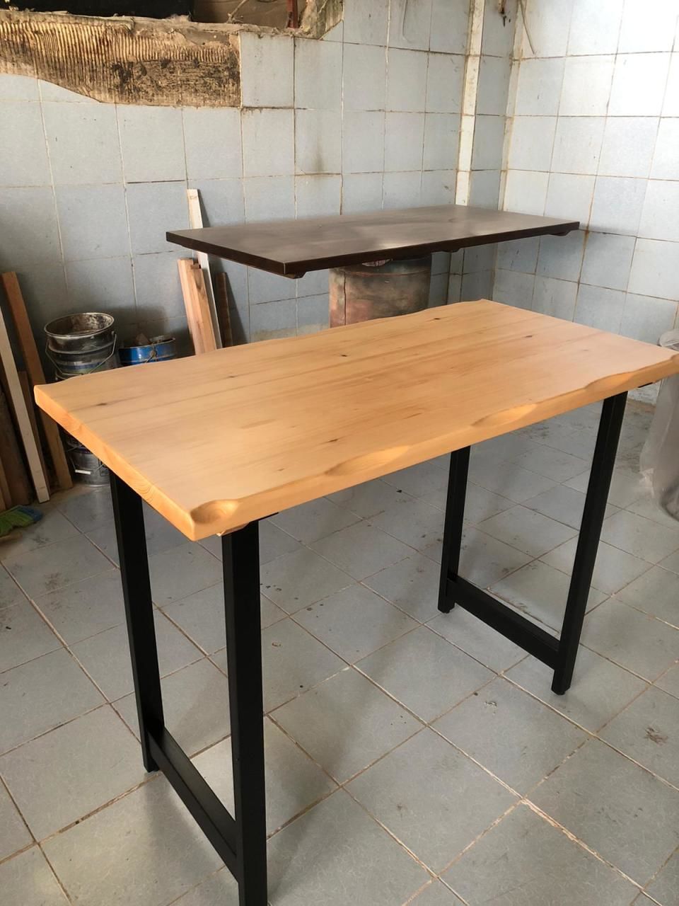 Kütük Ağaç Bar Masa 60x120