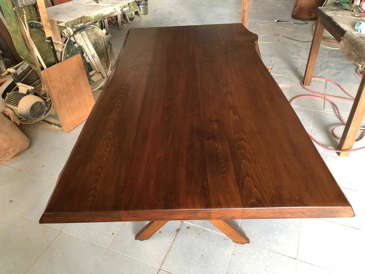 Gürgen Ceviz Kütük Salon Masası 85x150