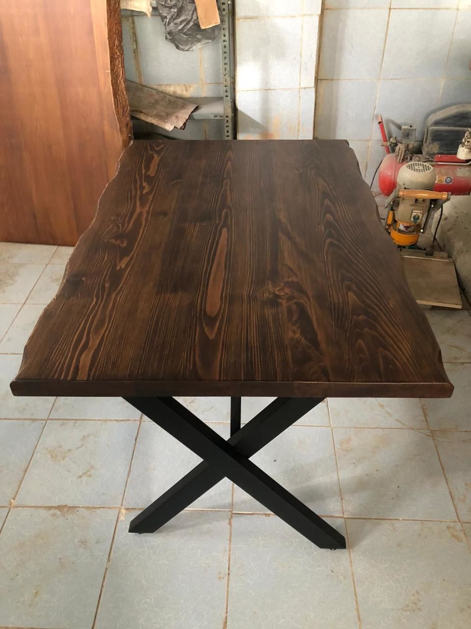 Ağaç Kütük Restorant Masası 80x130