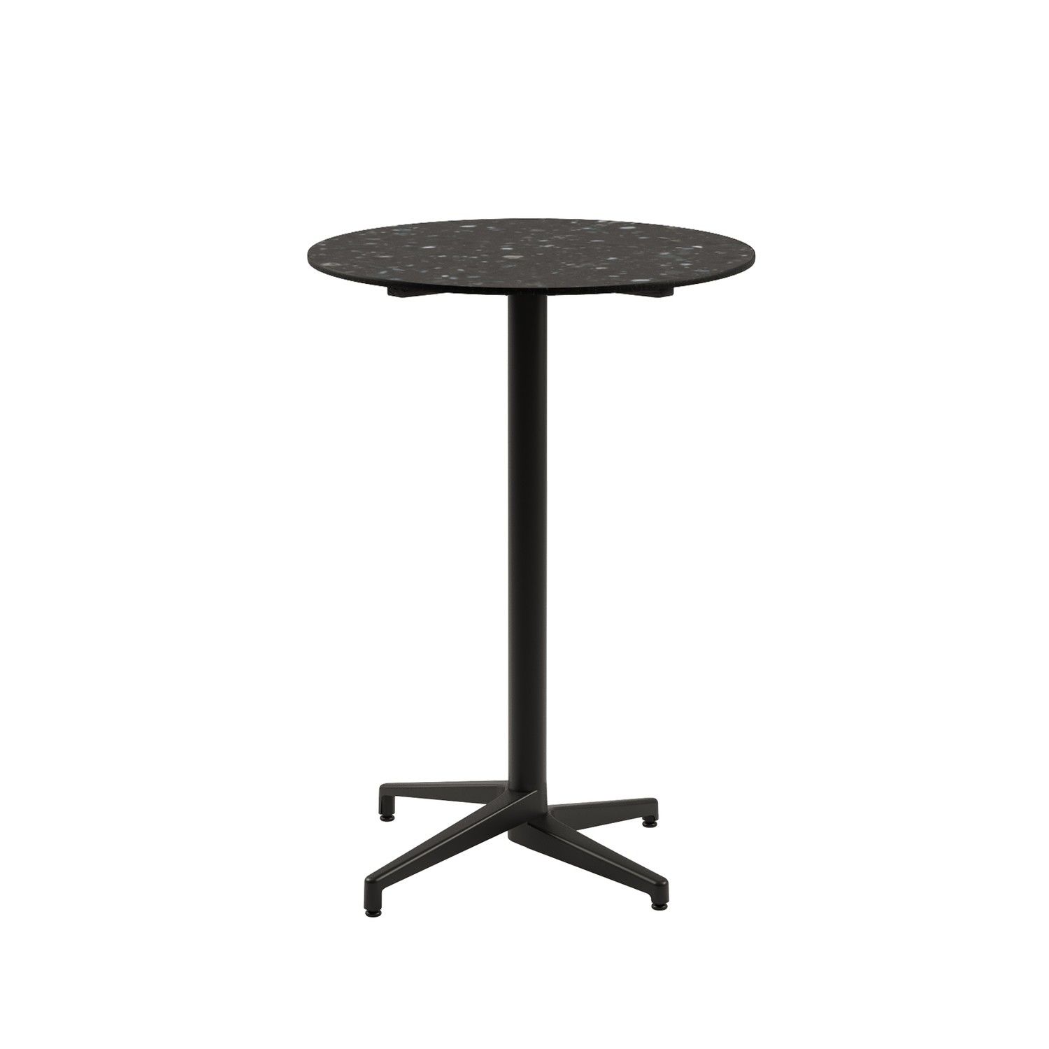 Compact Paslanmaz Mutfak Bar Masası – Terrazzo Mermer Desenli, Şık ve Dayanıklı 77.cm