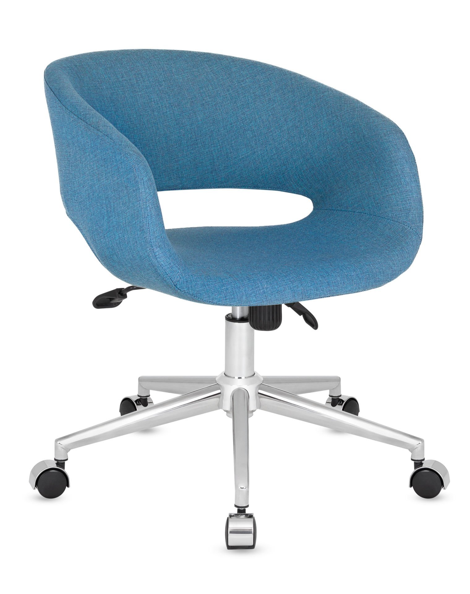 Elegant Mavi Ofis Personel Çalışma Koltuğu - Yüksekliği Ayarlanabilir, Multı Tilt Mekanizma, Ergonomik ve Şık Ofis Koltuğu - Ücretsiz Kargo