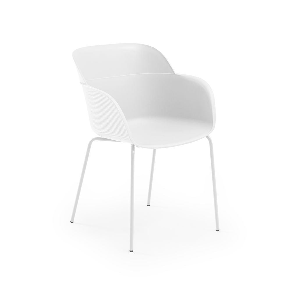 Metal Beyaz Boyalı Ayak Polipropilen Plastik Modern Beyaz Sandalye Modelleri