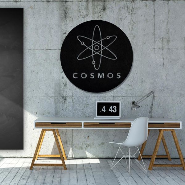Cosmos Coin Metal Duvar Tablosu